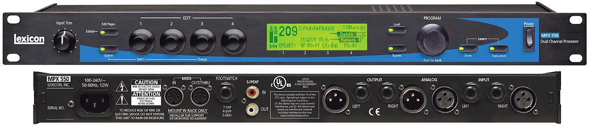 What is the difference between Lexicon MPX and MX ranges?