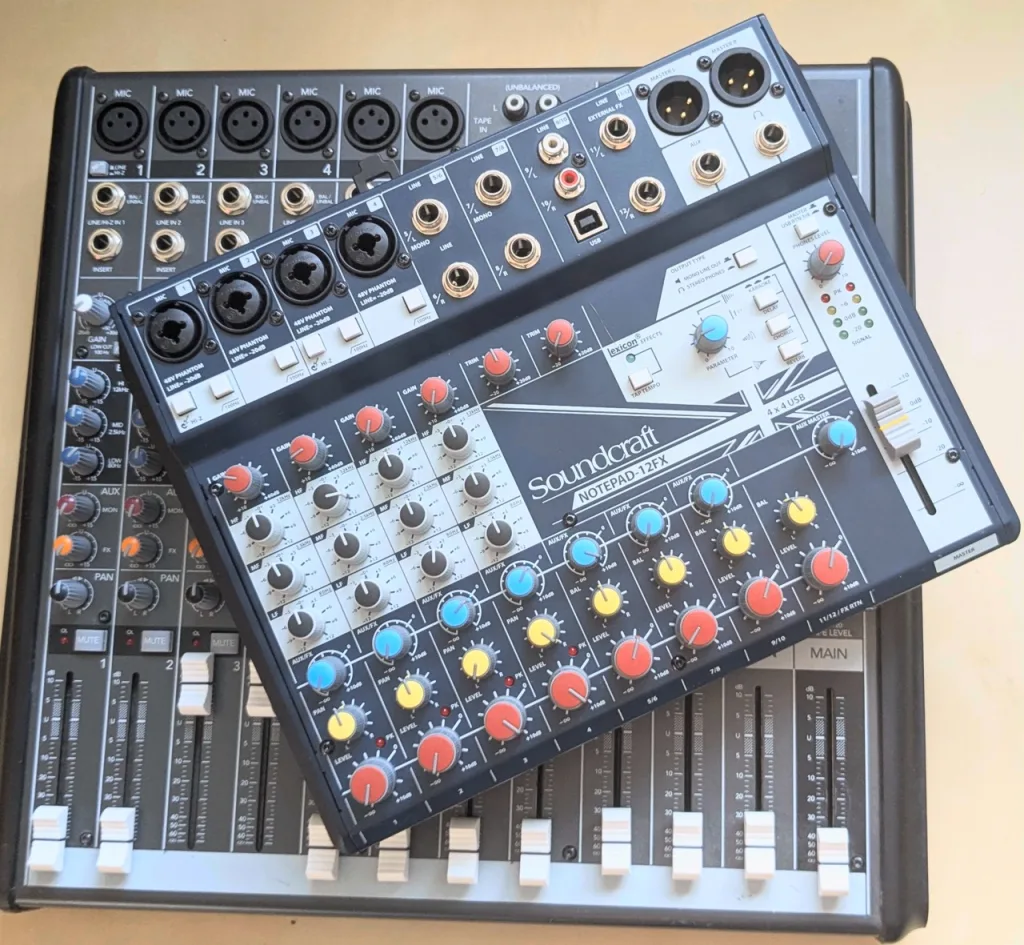 smaller that a Mackie ProFX12